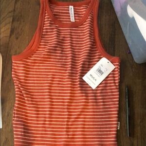 Burnt Orange tank top NWT RVCA